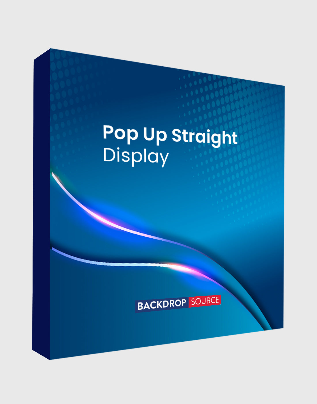 Portable Velcro Fabric Pop-Up Straight Display Wall