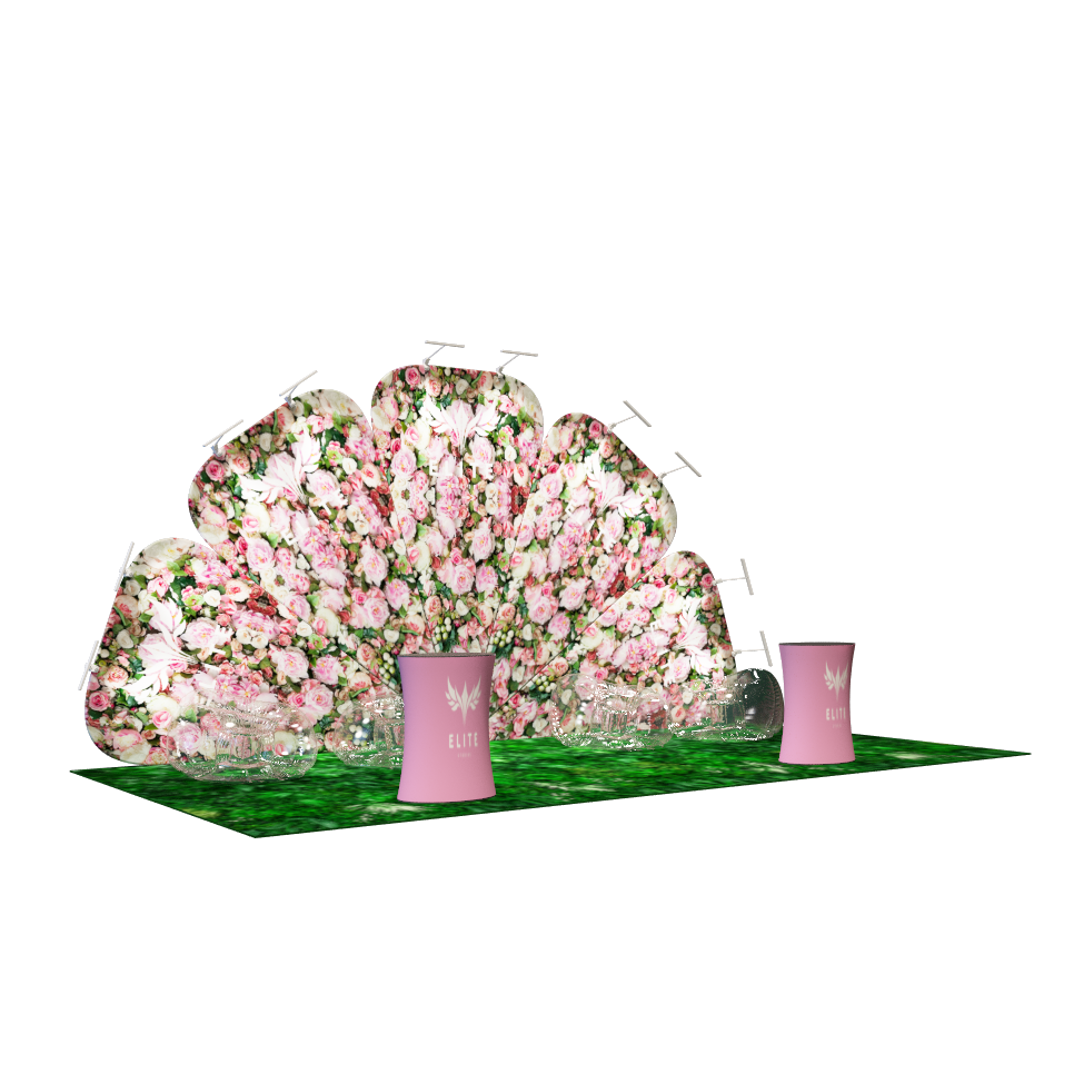Portable Exhibit Display 10ft x 20ft - Model 2