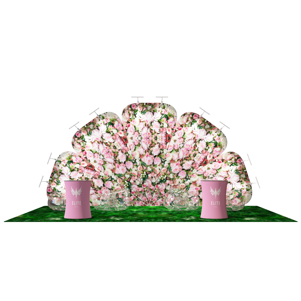 Portable Exhibit Display 10ft x 20ft - Model 2