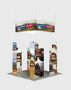 Portable Exhibit Display 10ft x 10ft - Model 36