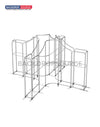 Magnetic Fabric Booth Display - Model 4 (16.4 x 16.4ft)