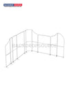 Magnetic Fabric Booth Display - Model 5 (16.4 x 16.4ft)