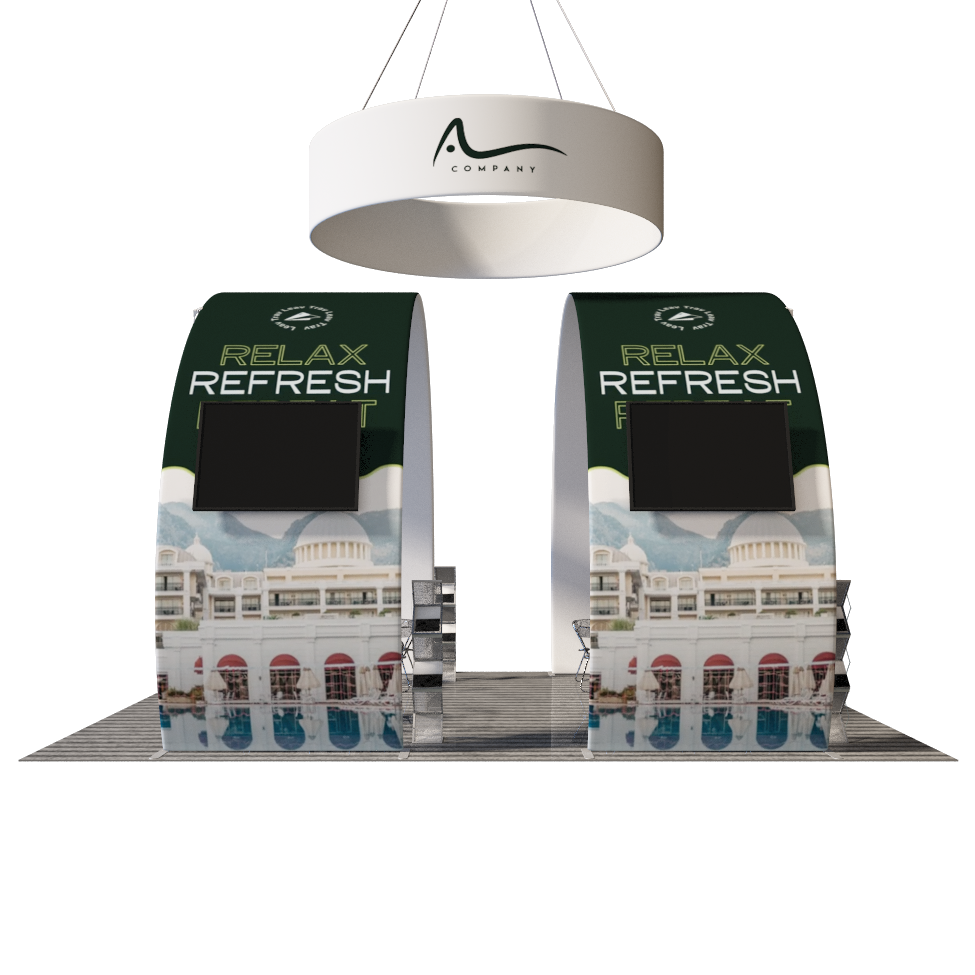 Portable Exhibit Display 10ft x 20ft - Model 9