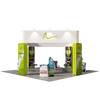 Modular Booth Kits 20ft x 20ft - Model 11