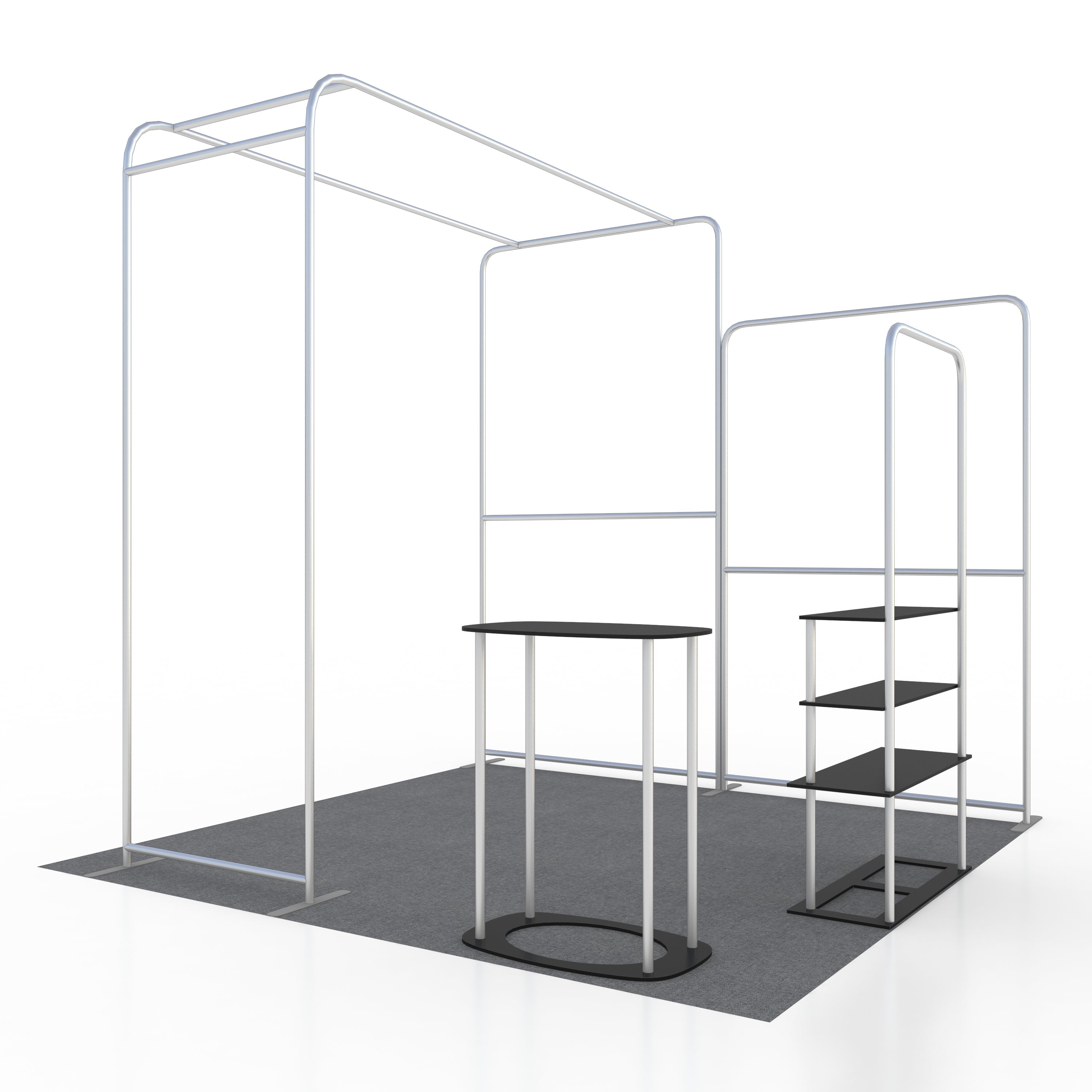 Portable Exhibit Display 10ft x 10ft - Model 15