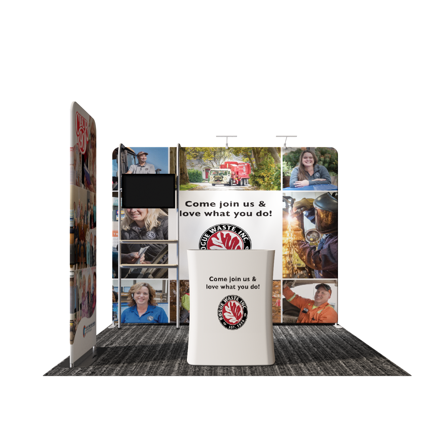 Portable Exhibit Display 10ft x 10ft - Model 22
