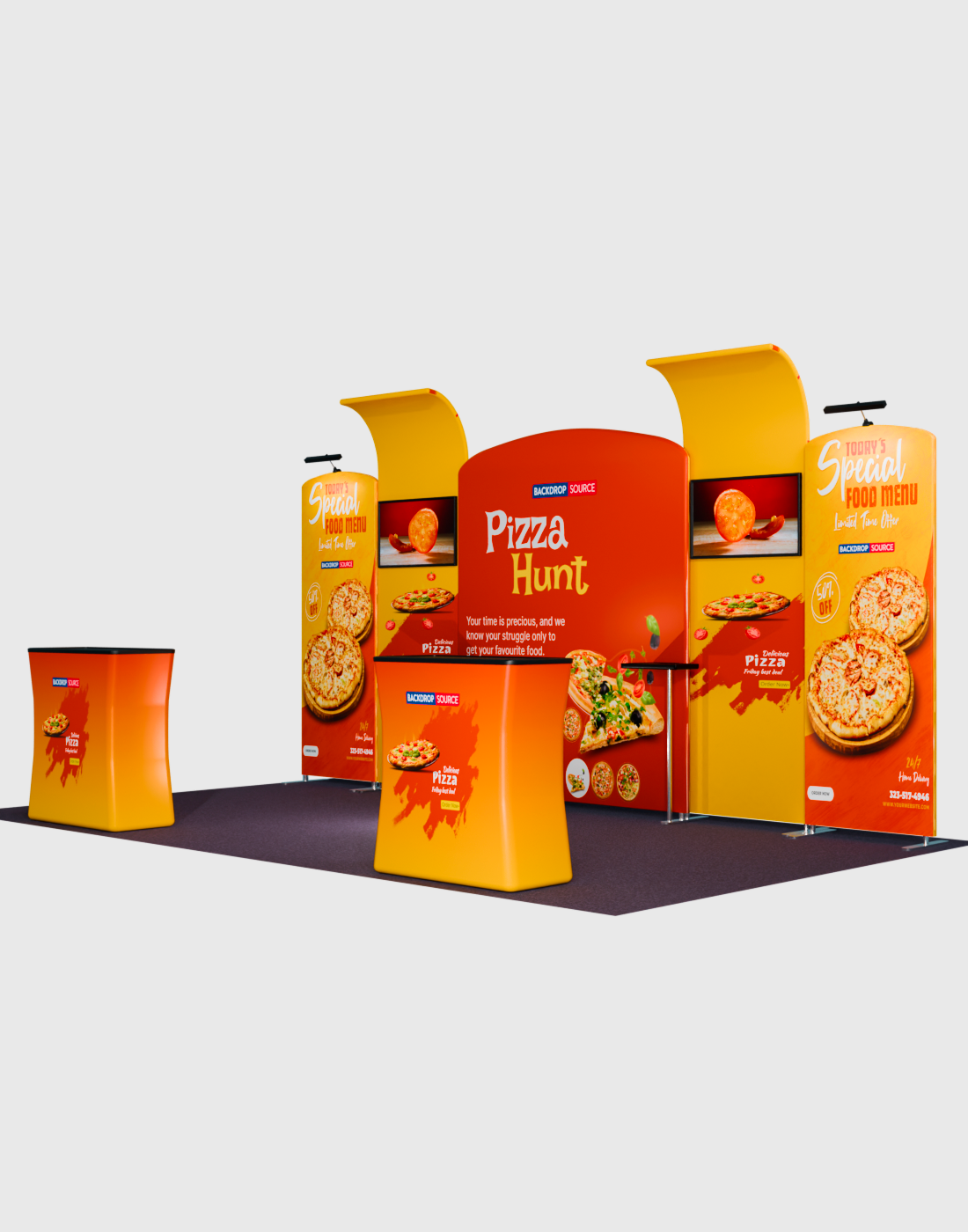 Portable Exhibit Display 10ft x 20ft - Model 10