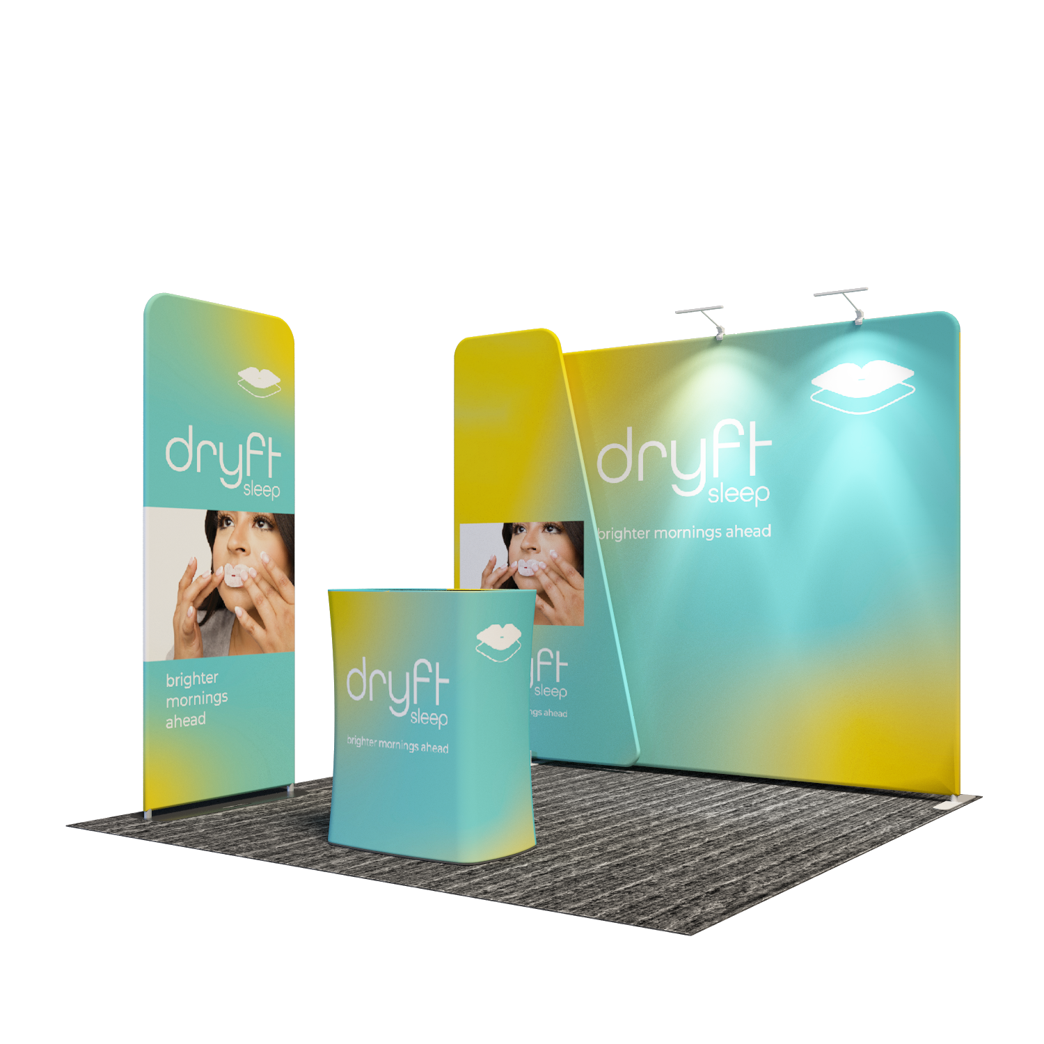 Portable Exhibit Display 10ft x 10ft - Model 24