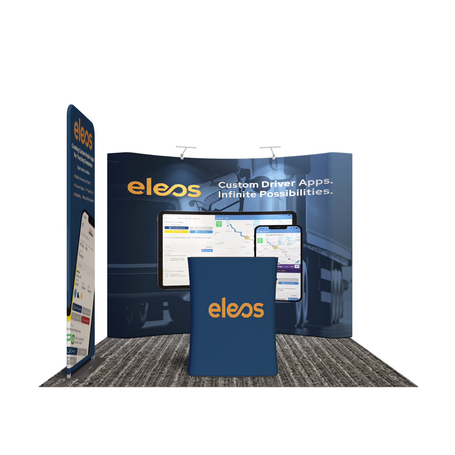 Portable Exhibit Display 10ft x 10ft - Model 25