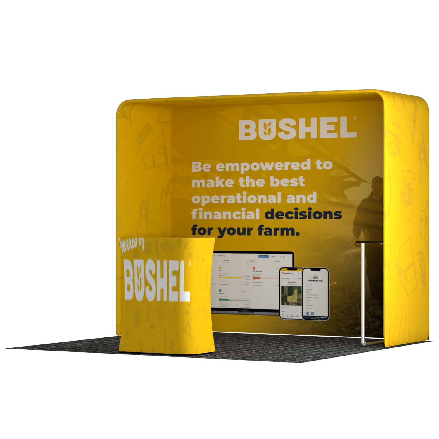 Portable Exhibit Display 10ft x 10ft - Model 26