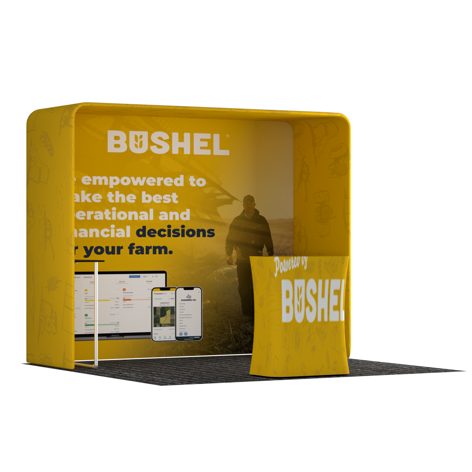 Portable Exhibit Display 10ft x 10ft - Model 26