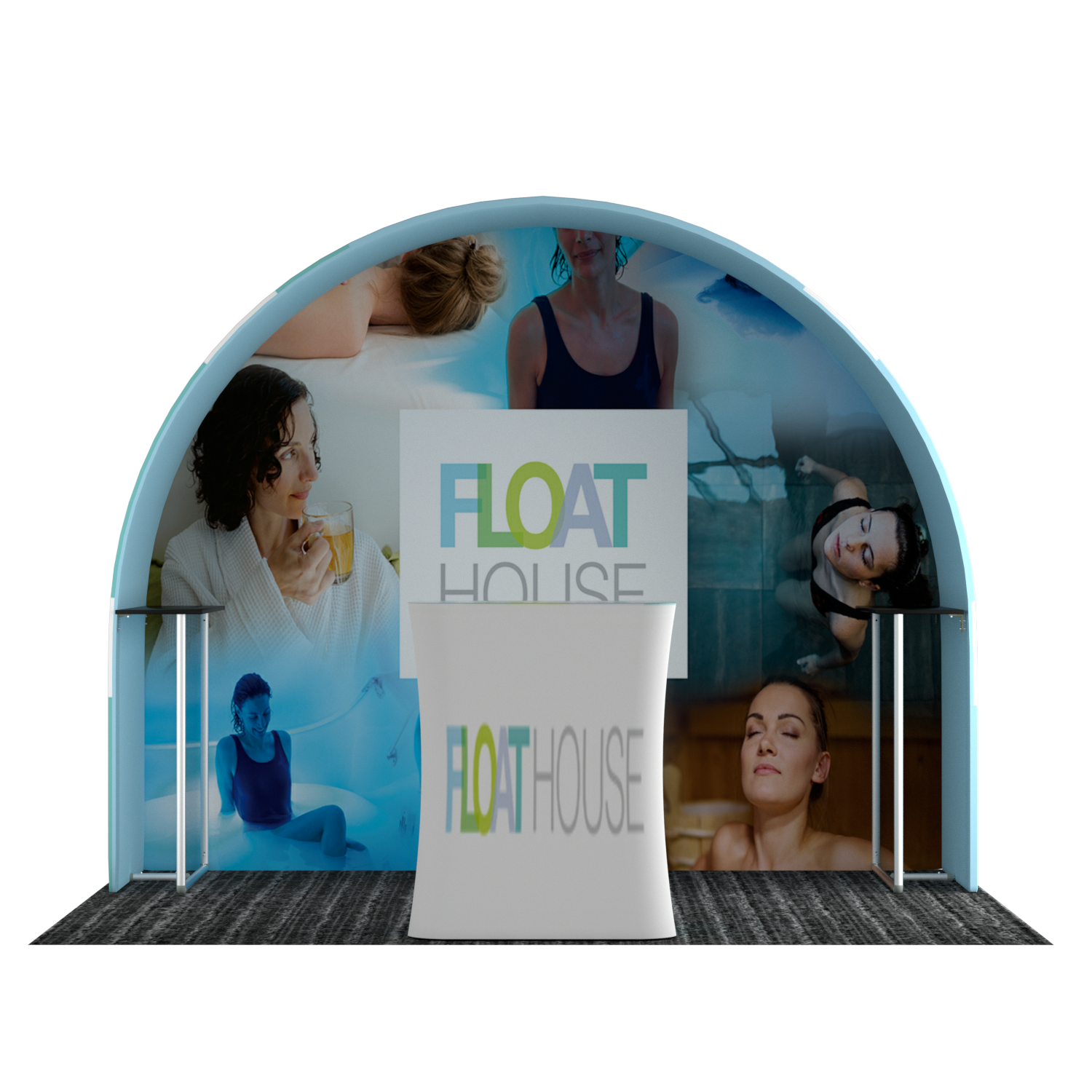 Portable Exhibit Display 10ft x 10ft - Model 27