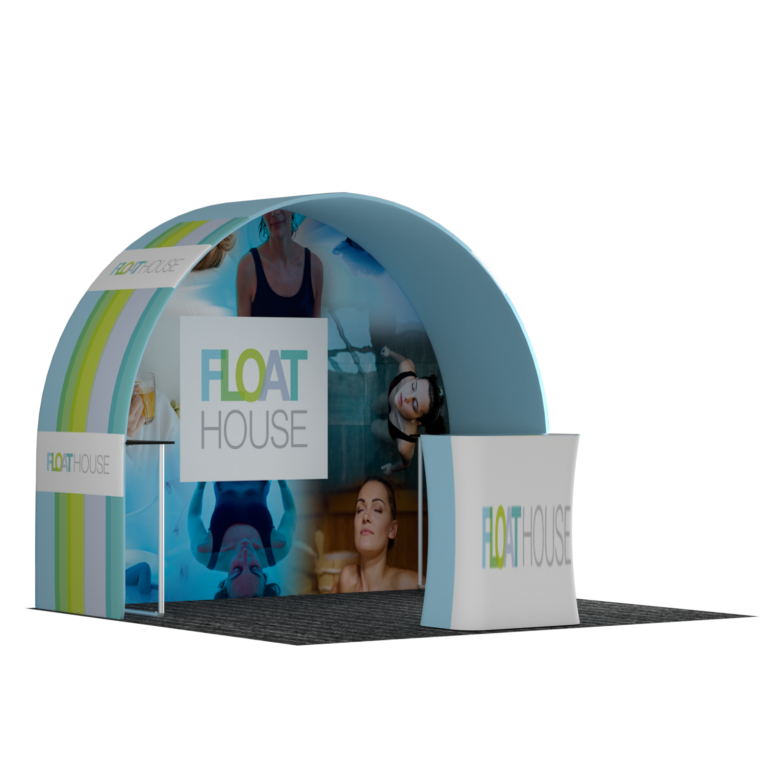 Portable Exhibit Display 10ft x 10ft - Model 27