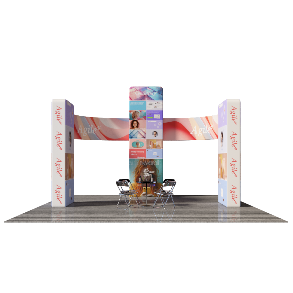 Modular Booth Kits 20ft x 20ft - Model 15