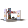Modular Booth Kits 20ft x 20ft - Model 15