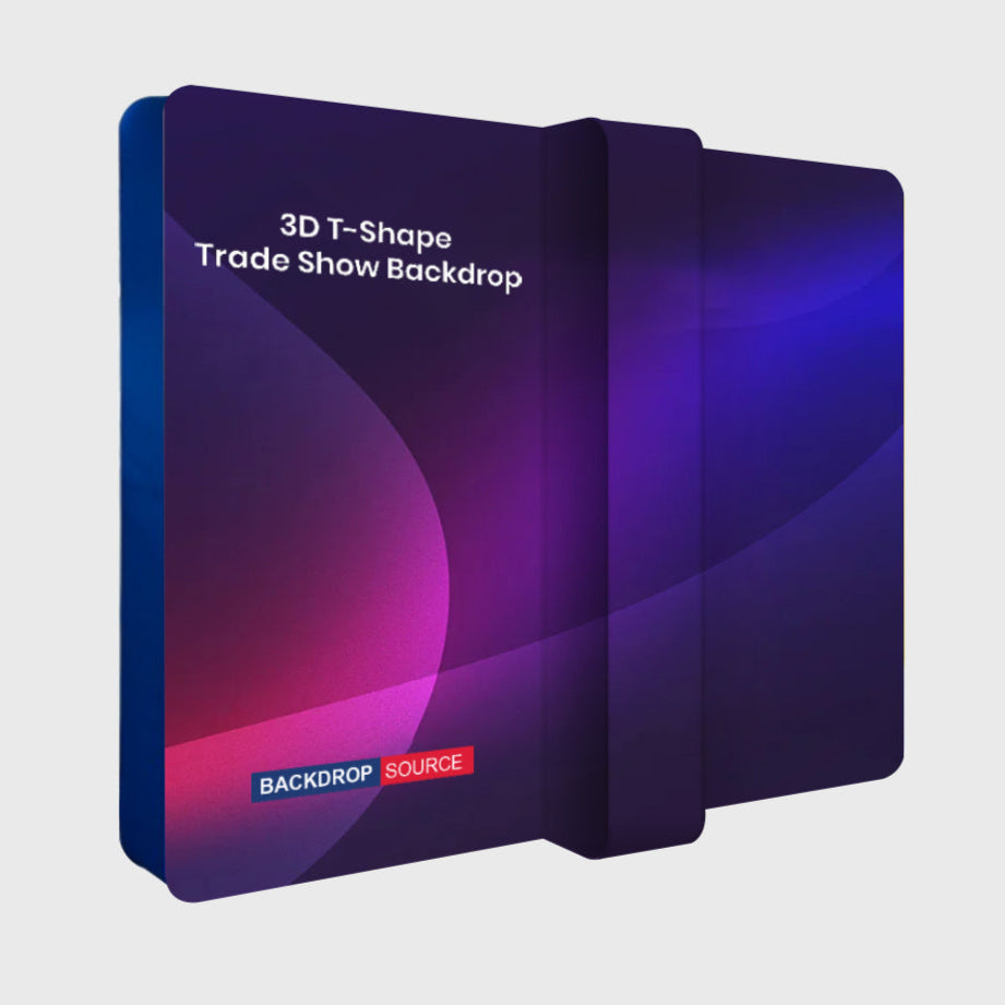 3D T-Shape Trade Show Backdrop