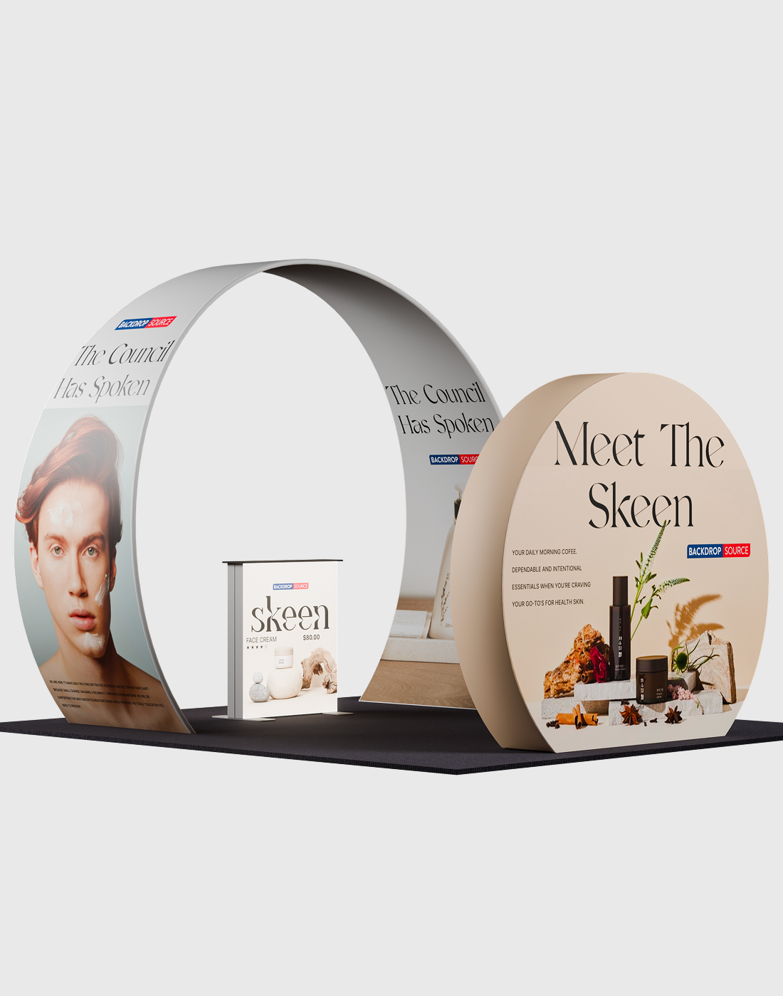 Portable Exhibit Display 10ft x 10ft - Model 34