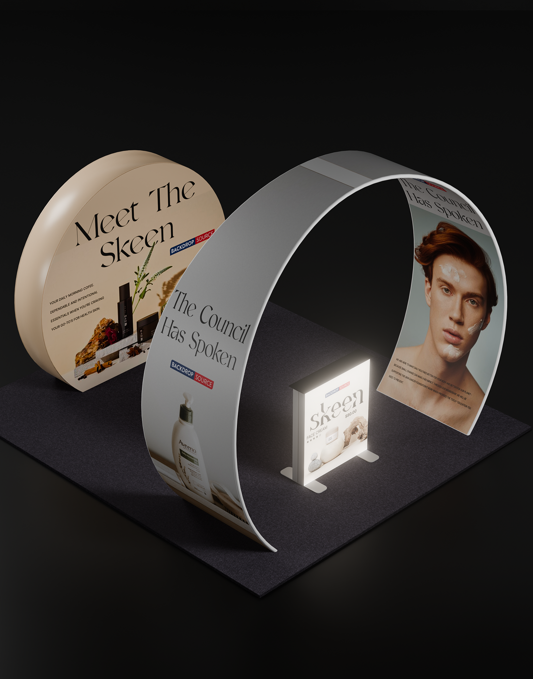 Portable Exhibit Display 10ft x 10ft - Model 34