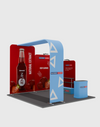 Portable Exhibit Display 10ft x 10ft - Model 15