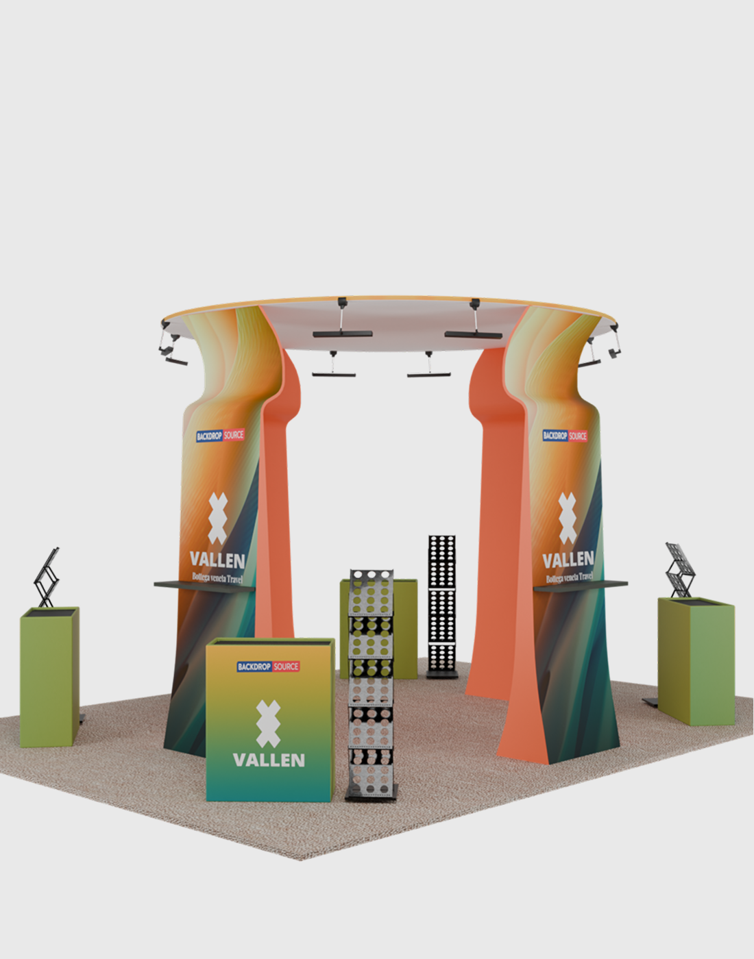 Modular Booth Kits 20ft x 20ft - Model 13