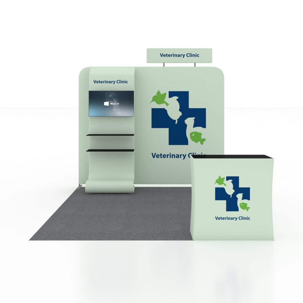 Portable Exhibit Display 10ft x 10ft - Model 16