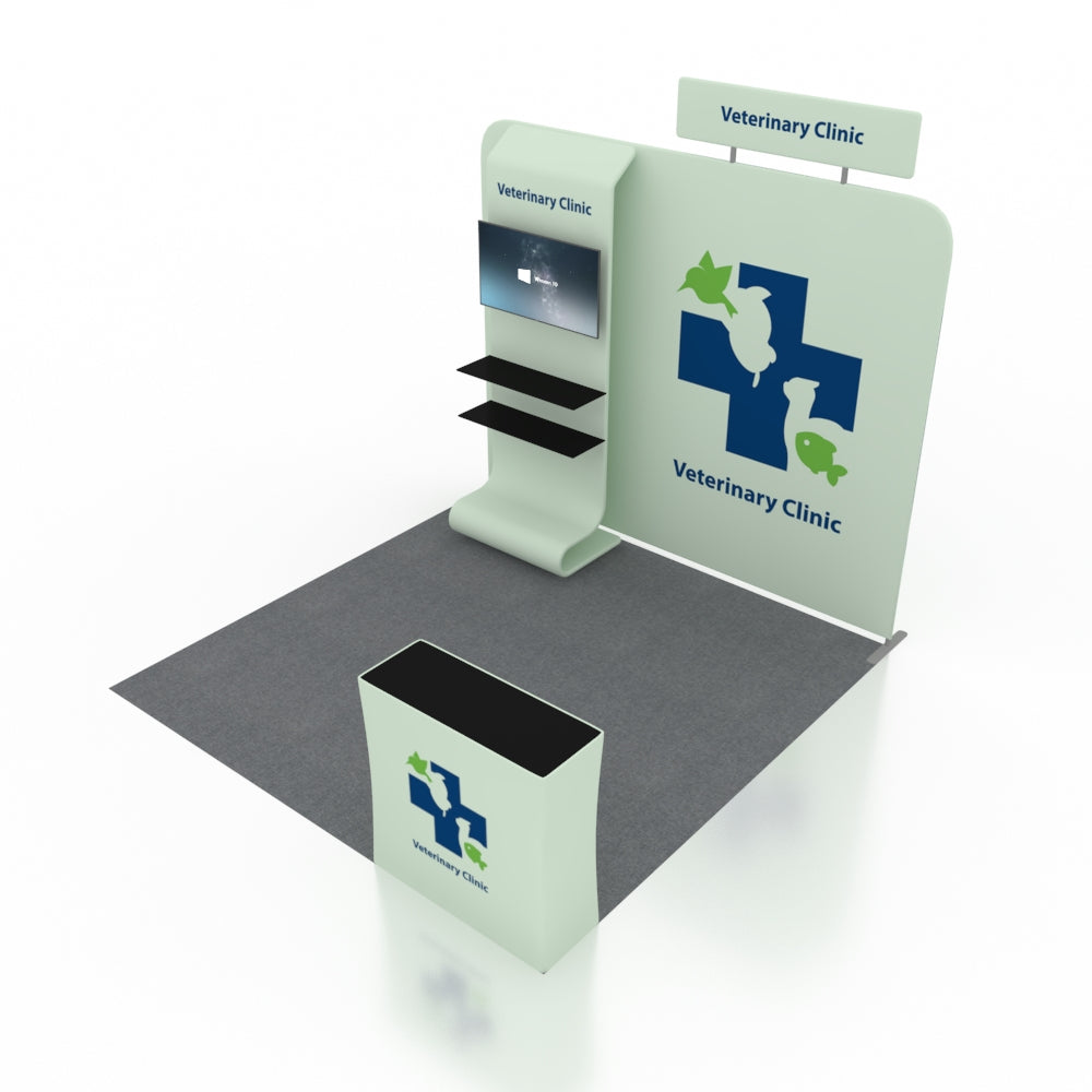 Portable Exhibit Display 10ft x 10ft - Model 16
