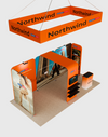 Portable Exhibit Display 10ft x 20ft - Model 13