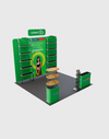 Portable Exhibit Display 10ft x 10ft - Model 20
