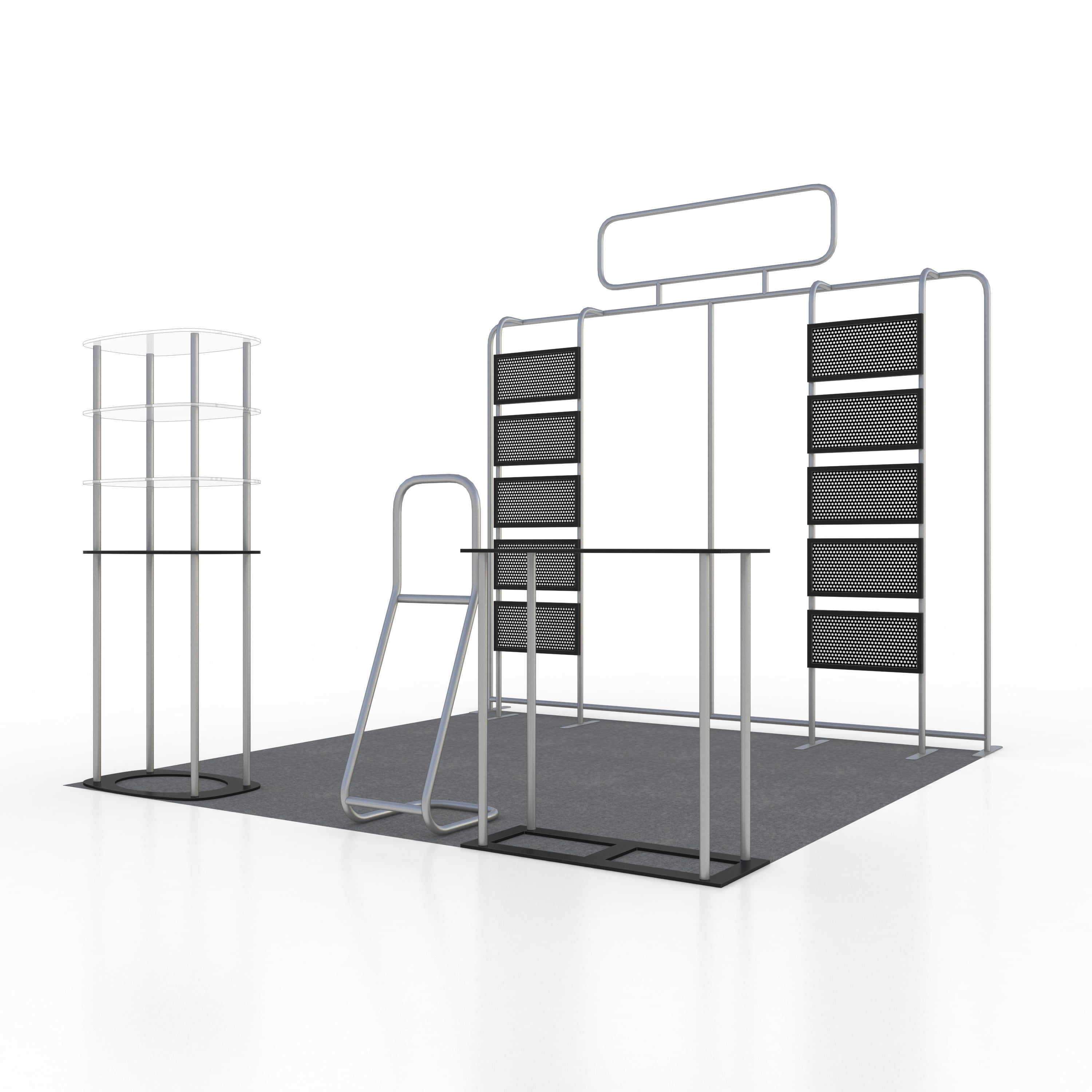 Portable Exhibit Display 10ft x 10ft - Model 20