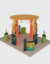Modular Booth Kits 20ft x 20ft - Model 13