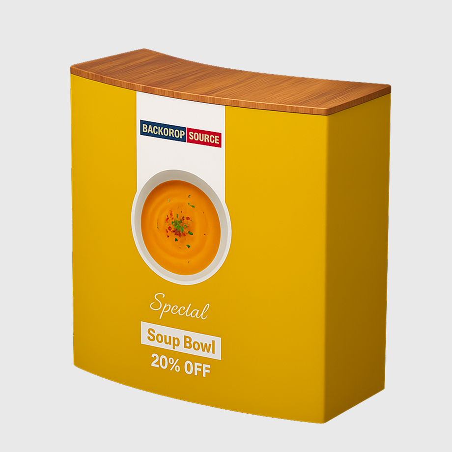 Pop-Up Fabric Counter– 2x2