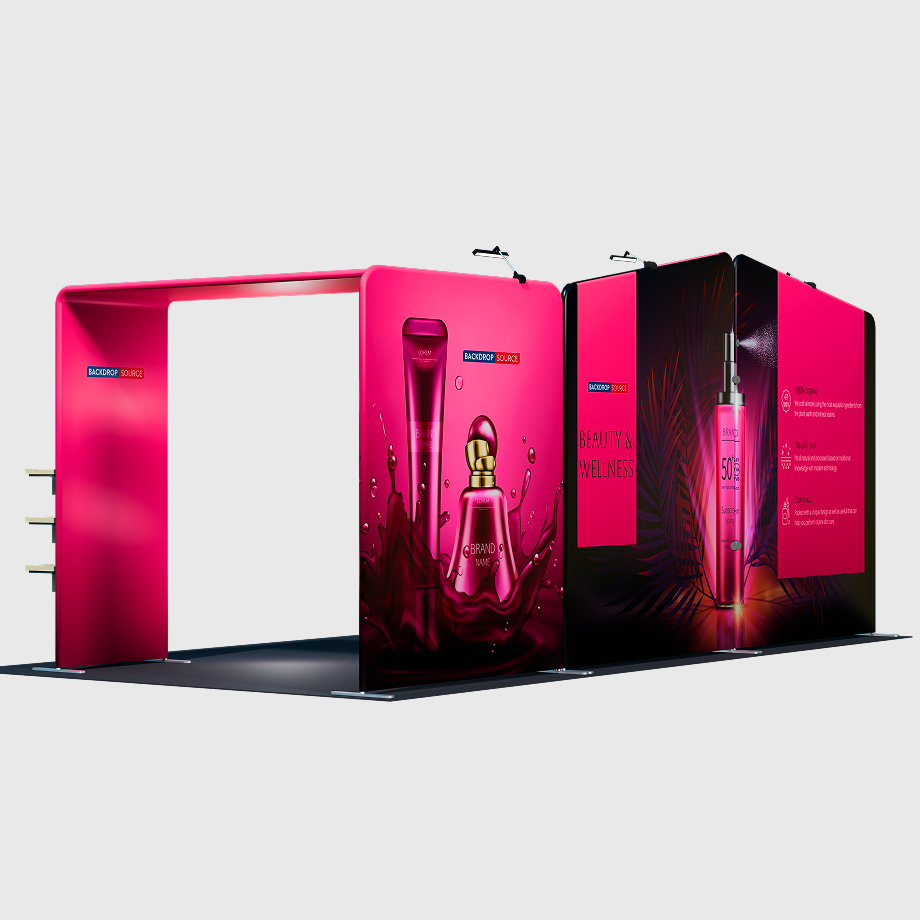 Portable Exhibit Display 10ft x 20ft - Model 18