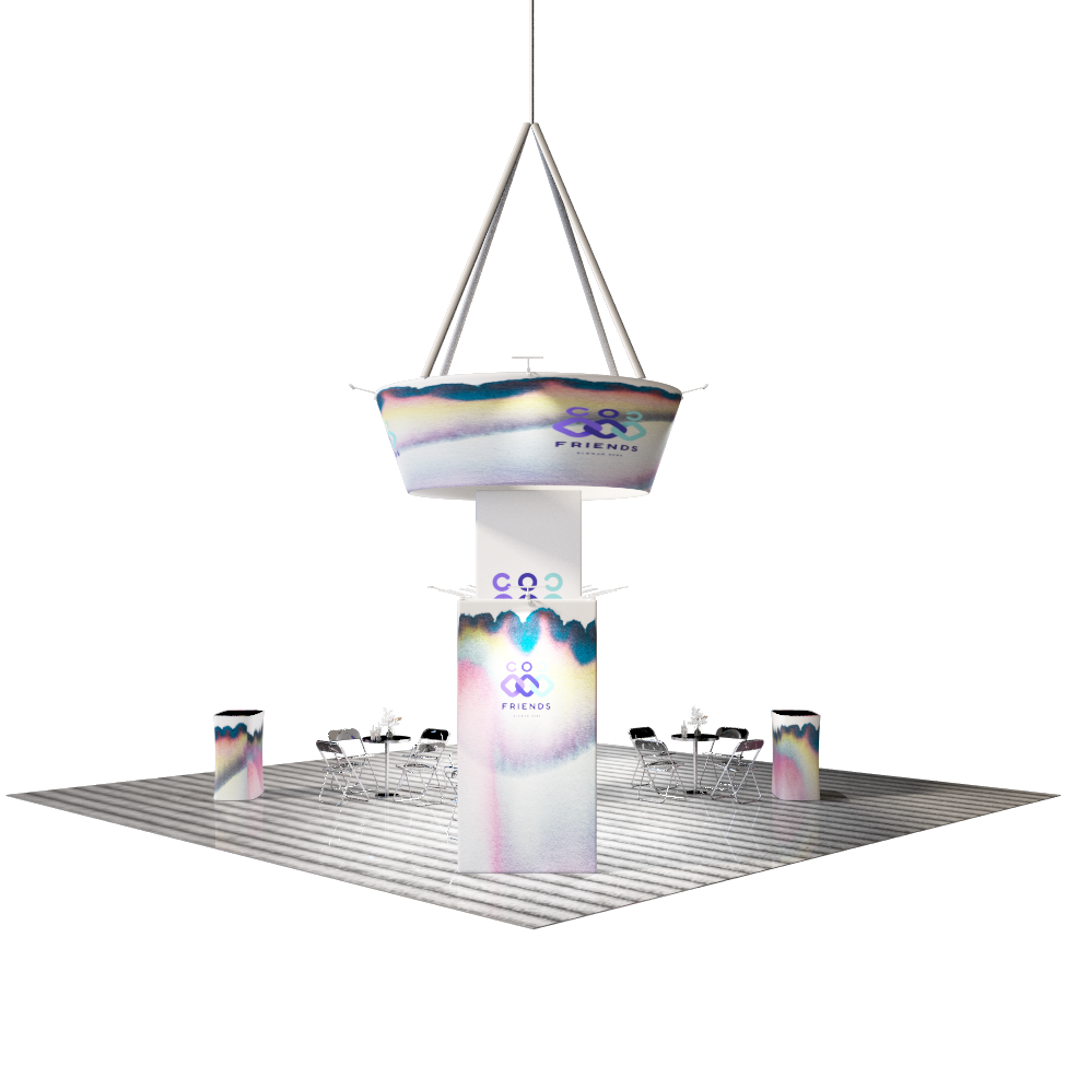 Modular Booth Kits 20ft x 20ft - Model 8
