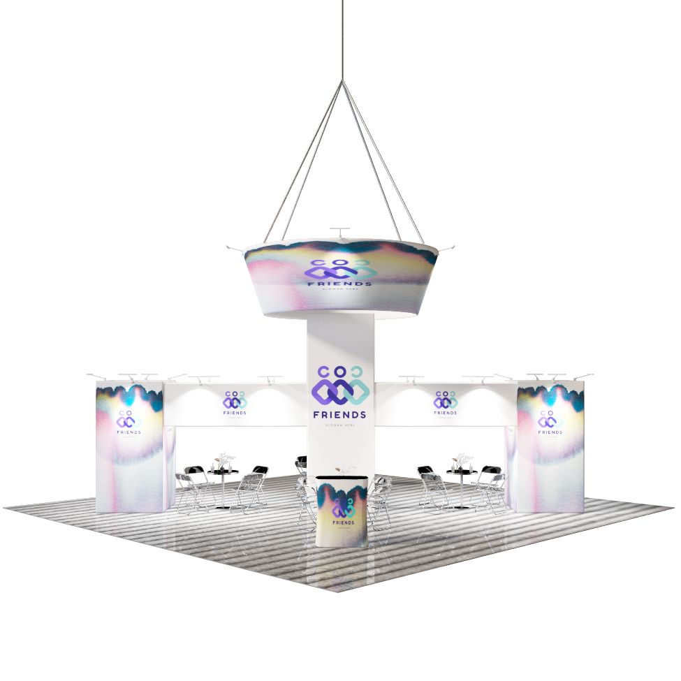 Modular Booth Kits 20ft x 20ft - Model 8