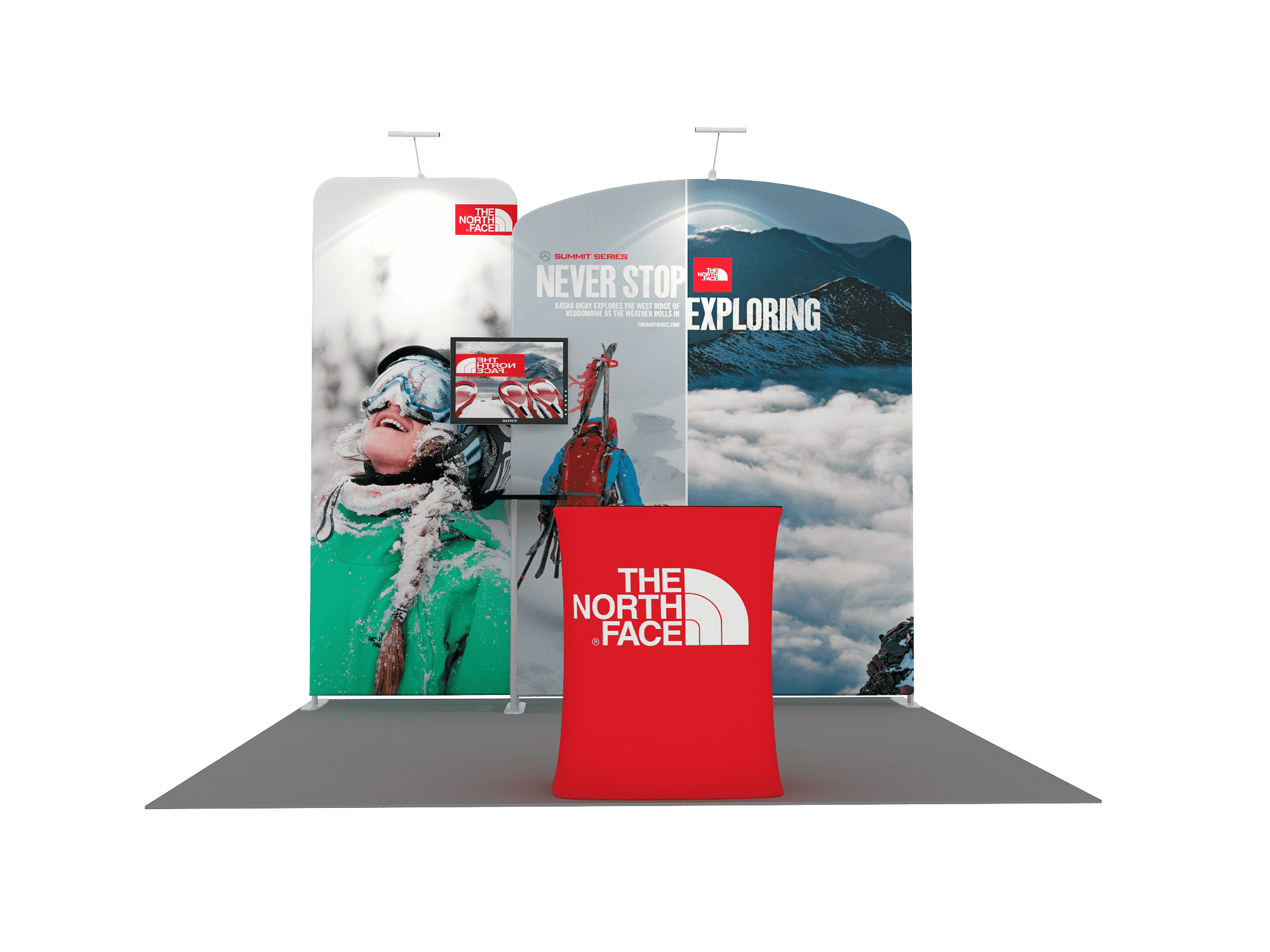 Portable Exhibit Display 10ft - Model 2 - Backdropsource