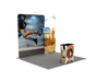 Portable Exhibit Display 10ft - Model 3 - Backdropsource