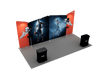 Portable Exhibit Display 20ft - Model 2 - Backdropsource