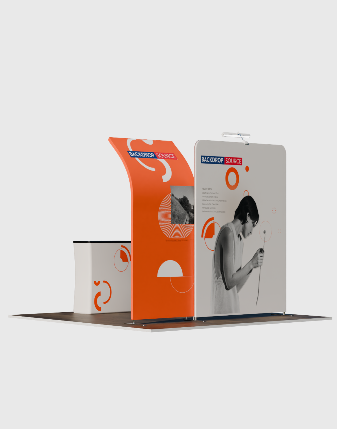 Portable Exhibit Display 10ft x 10ft - Model 14