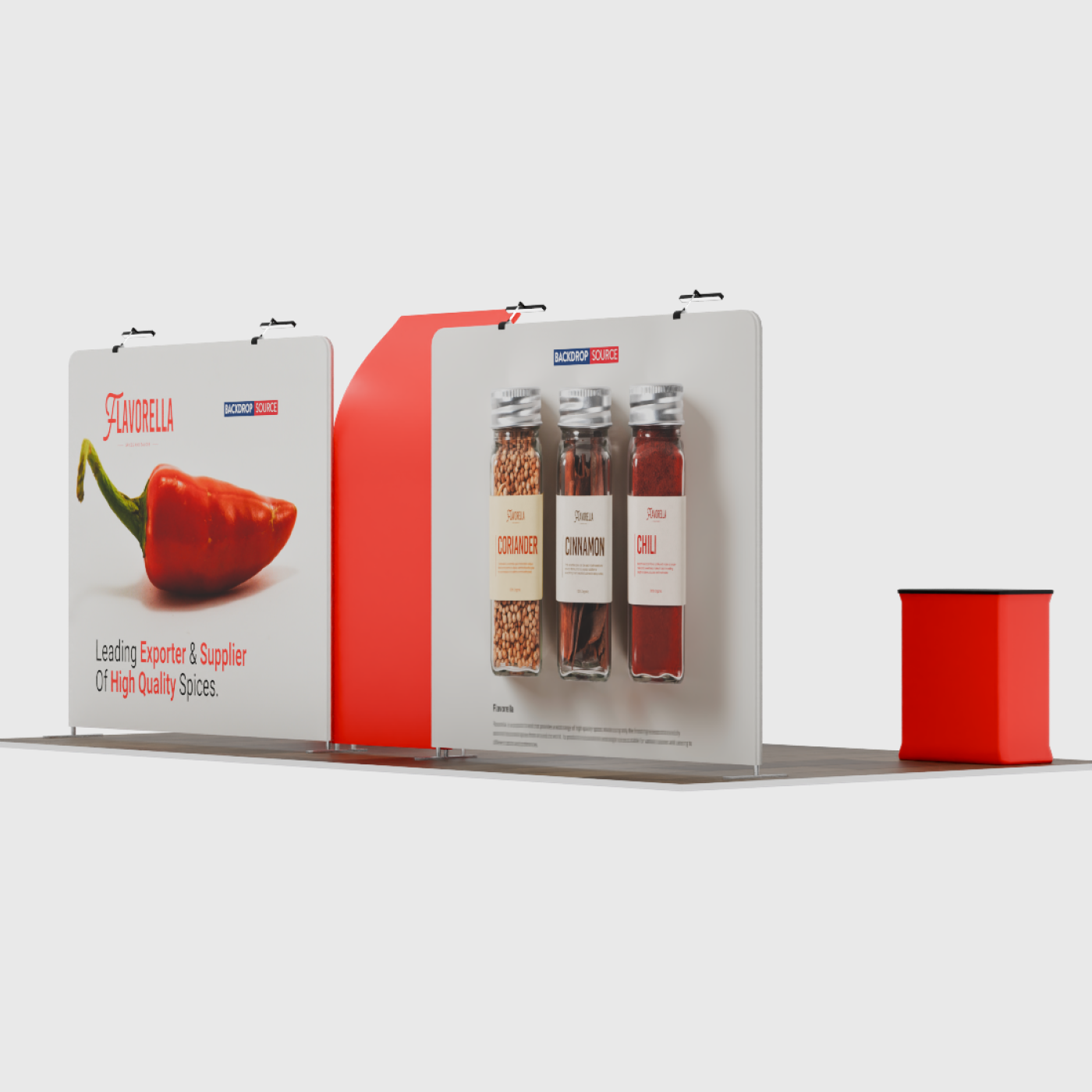 Portable Exhibit Display 20ft x 10ft - Model 13