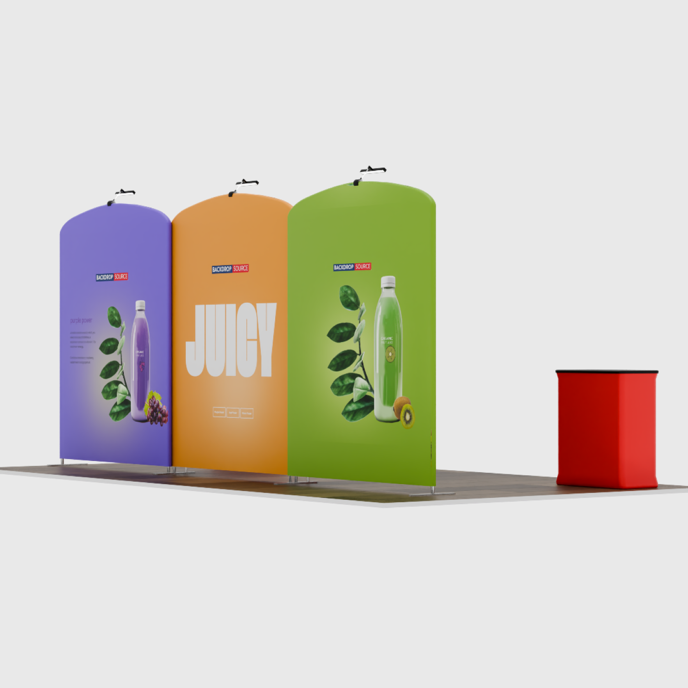 Portable Exhibit Display 20ft x 10ft - Model 11