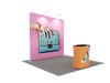 Portable Exhibit Display 10ft - Model 9 - Backdropsource