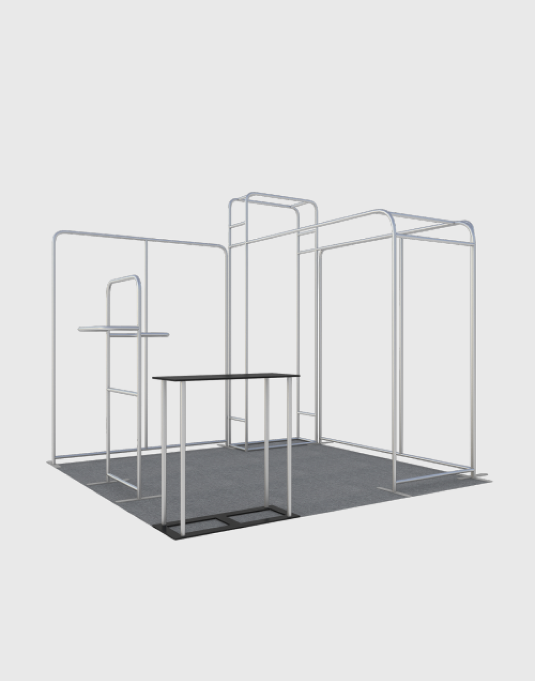 Portable Exhibit Display 10ft x 10ft - Model 19