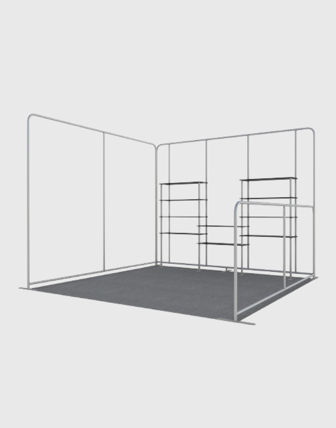 Portable Exhibit Display 10ft x 10ft - Model 21