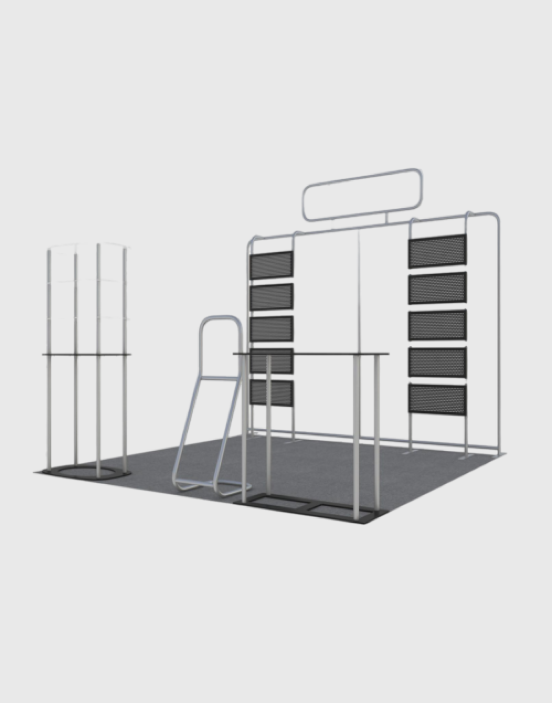 Portable Exhibit Display 10ft x 10ft - Model 20