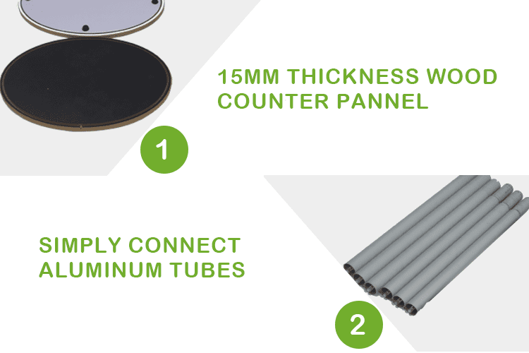 Pink Floral Themed Event Party Round Backdrop Kit - Backdropsource