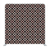 Little Hearts With Black Textured Media Wall - Backdropsource
