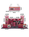 Modular Booth Kits 20ft x 20ft - Model 07