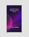 Portable Exhibit Display with Straight Corners