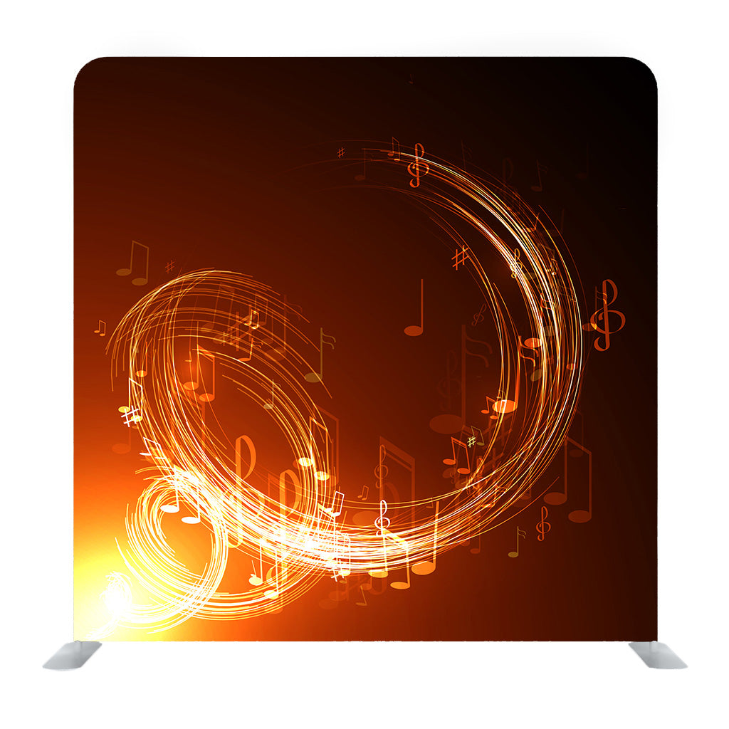 Neon Line Abstract Music Background Media Wall - Backdropsource