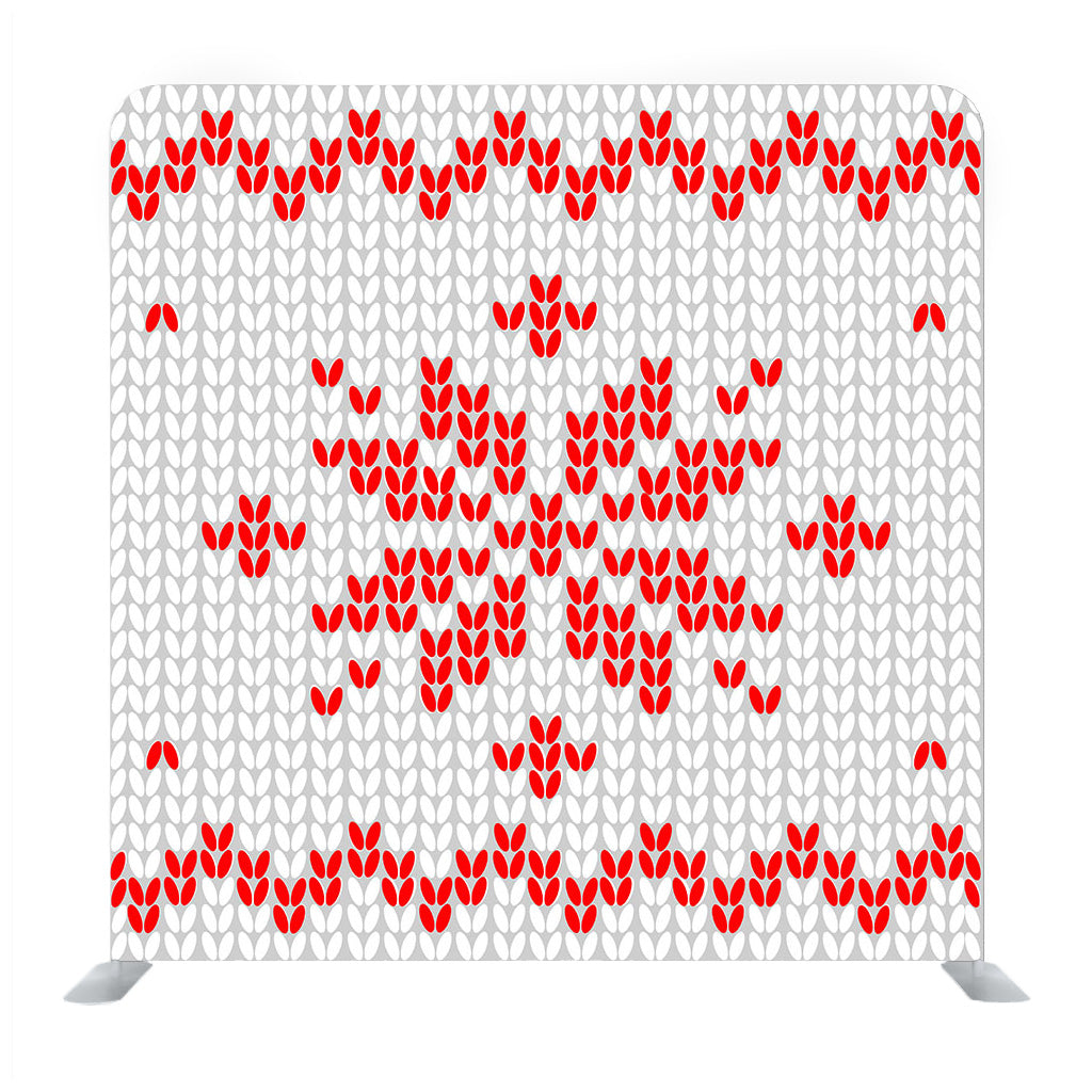 Ornament Snowflake Media Wall - Backdropsource